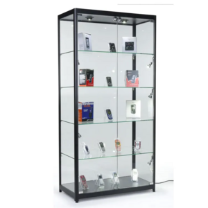 Various Design Vitrine Cabinet Display Cases with Lighting Retail Smoke Shop Interior Design Display Glass Showcase