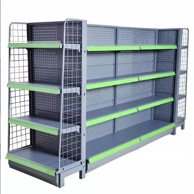 Convenience Store Supermarket Pharmacy Display Stand Shelves  Stationery Stores Single and Double Side Snack Racks for Shop