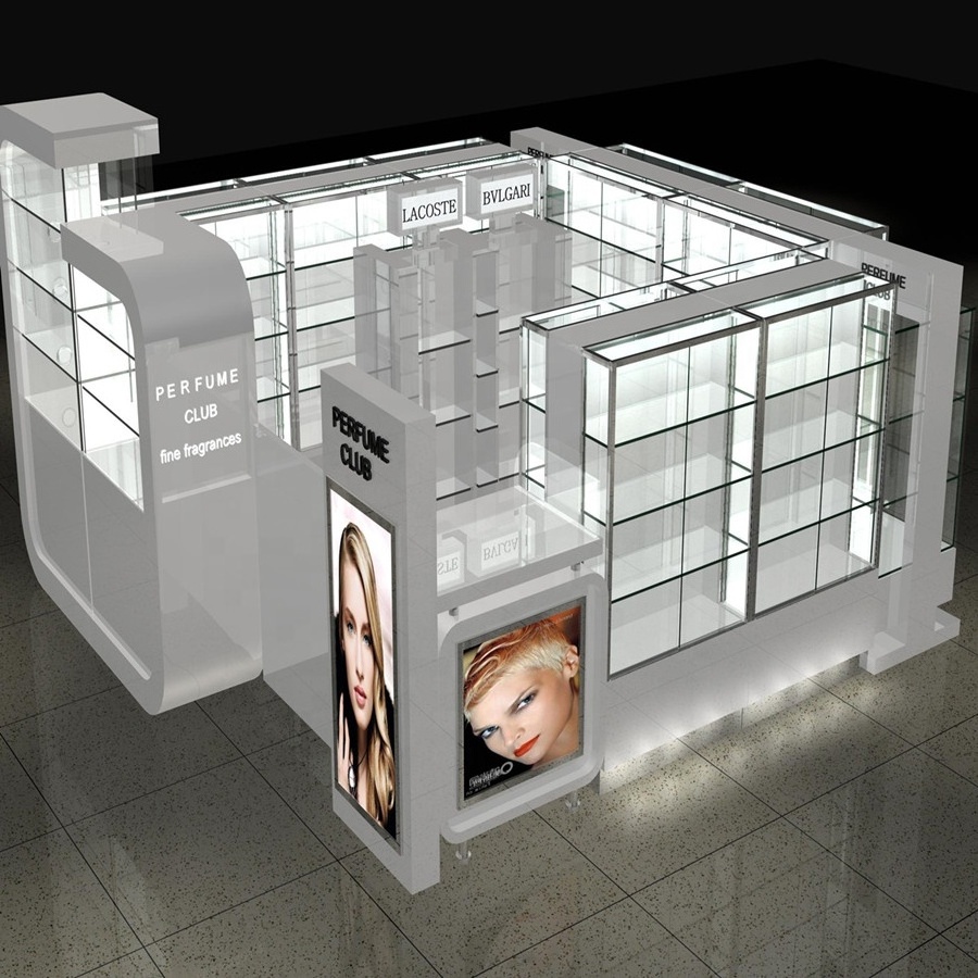 Popular store nail perfume mall kiosk design ideas for shopping