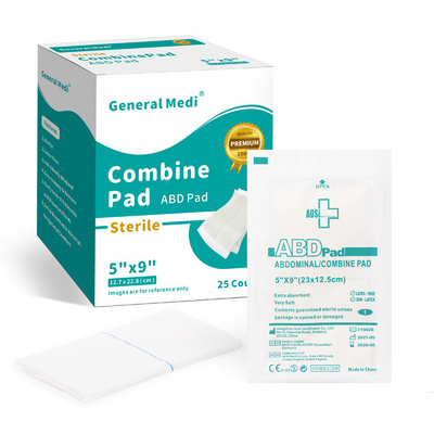 High Quality Sterile Disposable Surgical Sponges Dressing Supplier Surgery Pack  medical grade ABD Pads