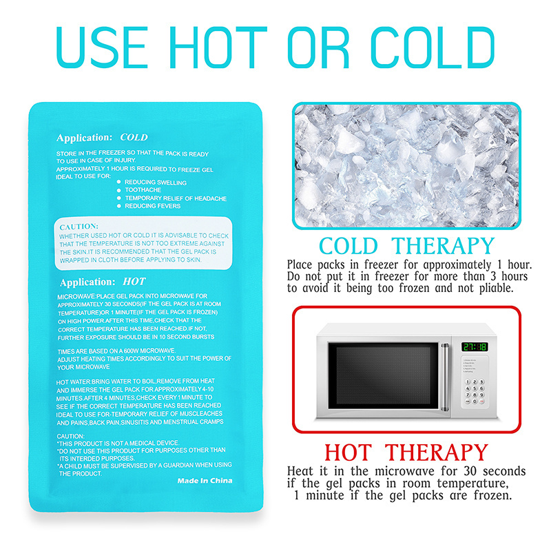 2023 Hot Selling CE Approved Reusable Ice Gel Packs Hot And Cold Compress Therapy Ice Pack For Relief