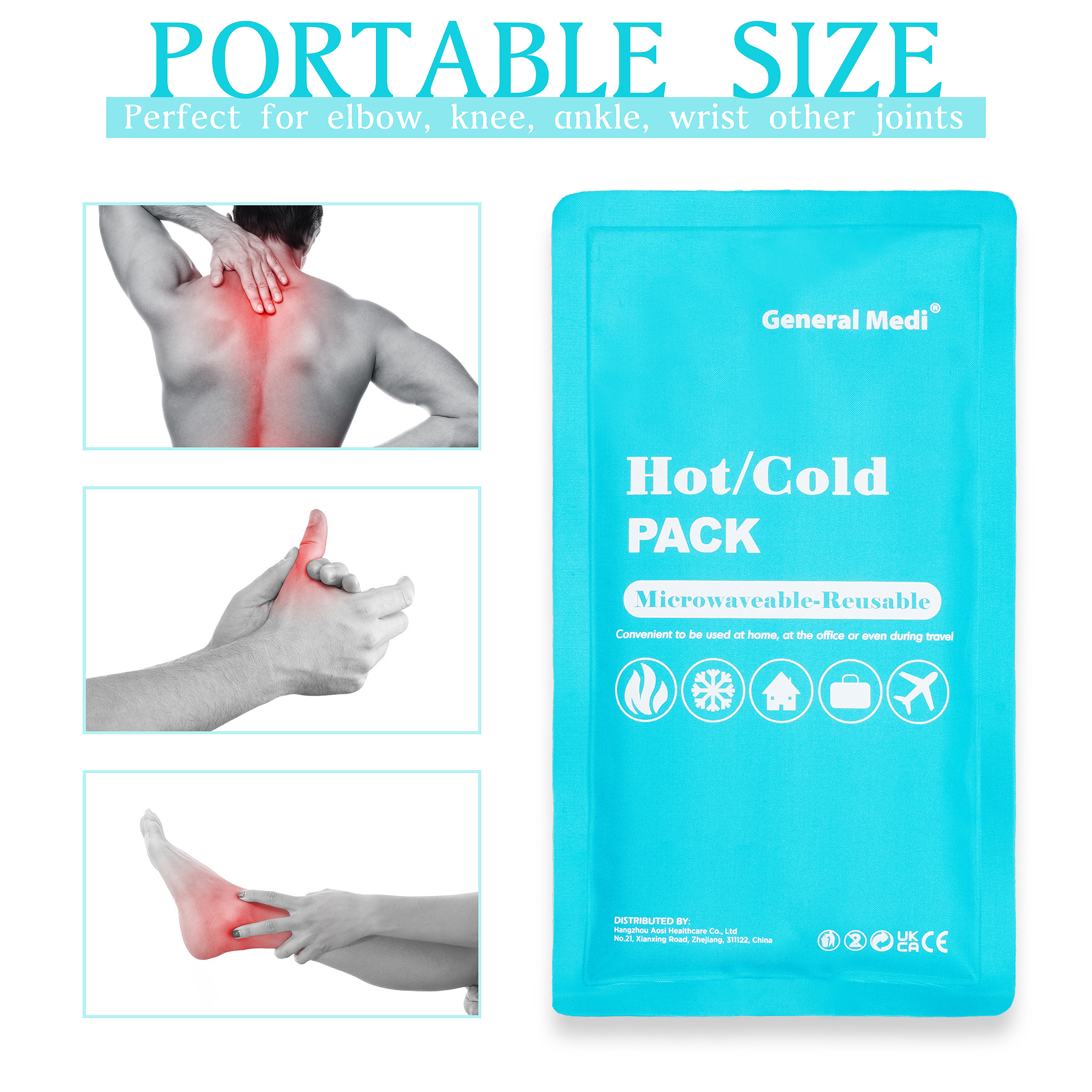 2023 Hot Selling CE Approved Reusable Ice Gel Packs Hot And Cold Compress Therapy Ice Pack For Relief