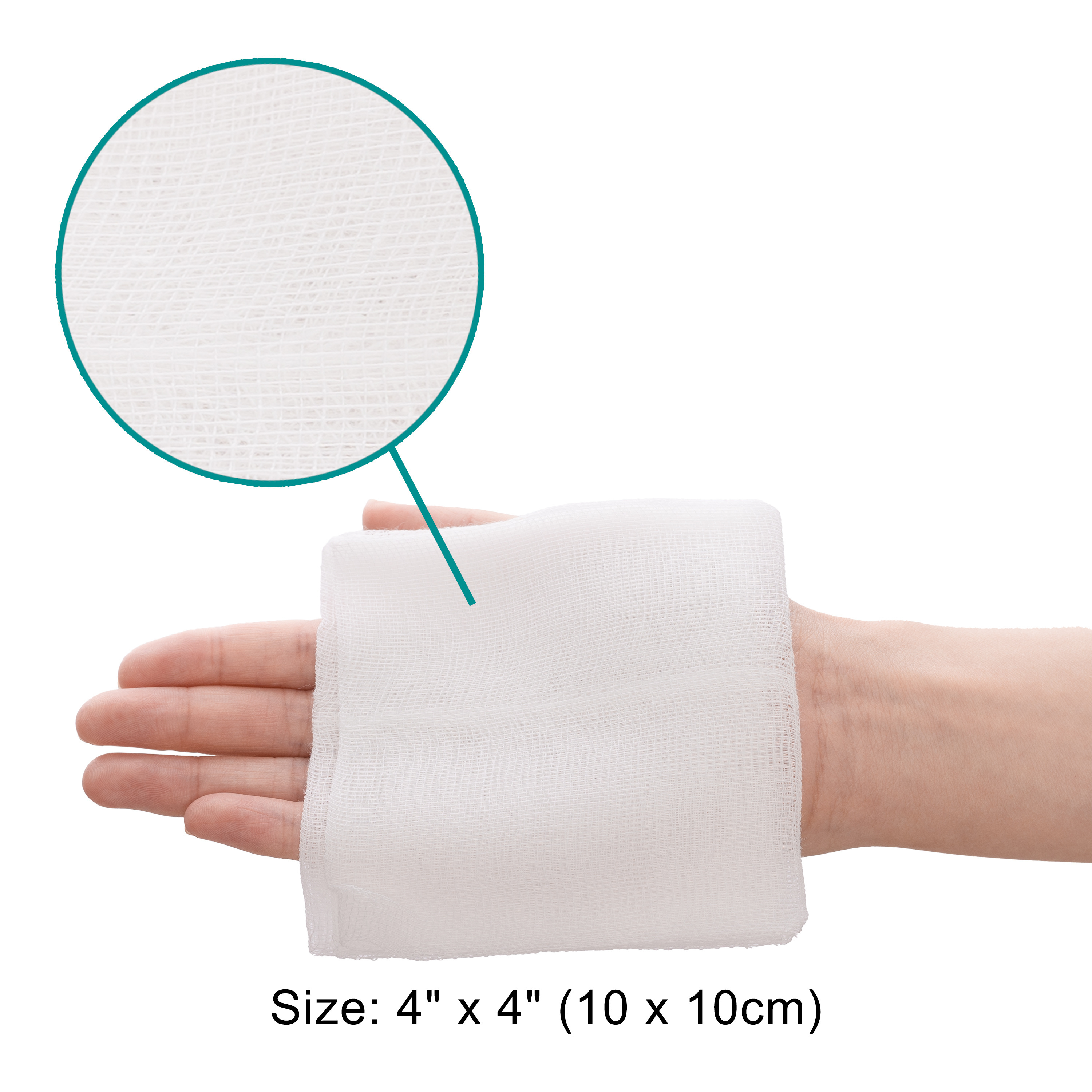 Medical Surgical Absorbent Non-Woven Gauze Sterile Absorbent Gauze Wound Pad Sterilized packaging