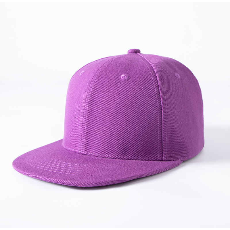 Belief customizable cotton material solid color snapback hats