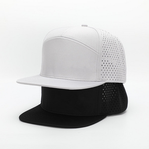 Belief Wholesale High Quality Custom 7 Panels Plain Sport Snapback Caps Mesh Trucker Hats