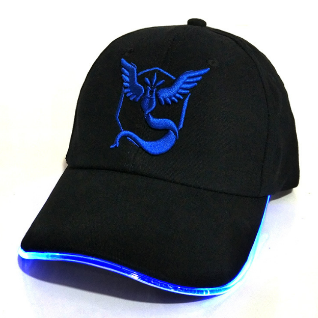 Belief Wholesale Cheap Custom LED 6 panel Baseball Cap Led Light Hats