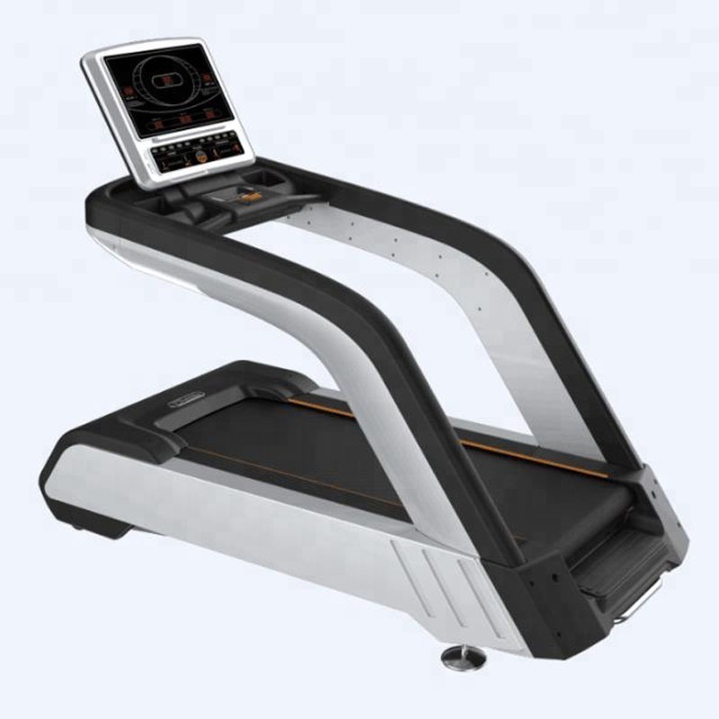 Gym fitness equipment commercial high-end treadmill machine with a multi-functional touch screen treadmill motor