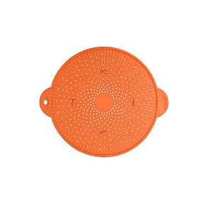 3-In-1 Silicone Kitchen Trivet Guard Strainer Kitchen Splatter Guard For Pan Silicone Splatter Screen For Frying Pan