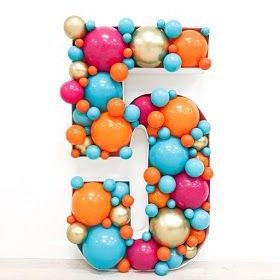 Giant Number Balloon Frame 0-9 Balloon Filling Box Stand Rose Gold Birthday Party Anniversary Wedding Decor Balloon Number Stand