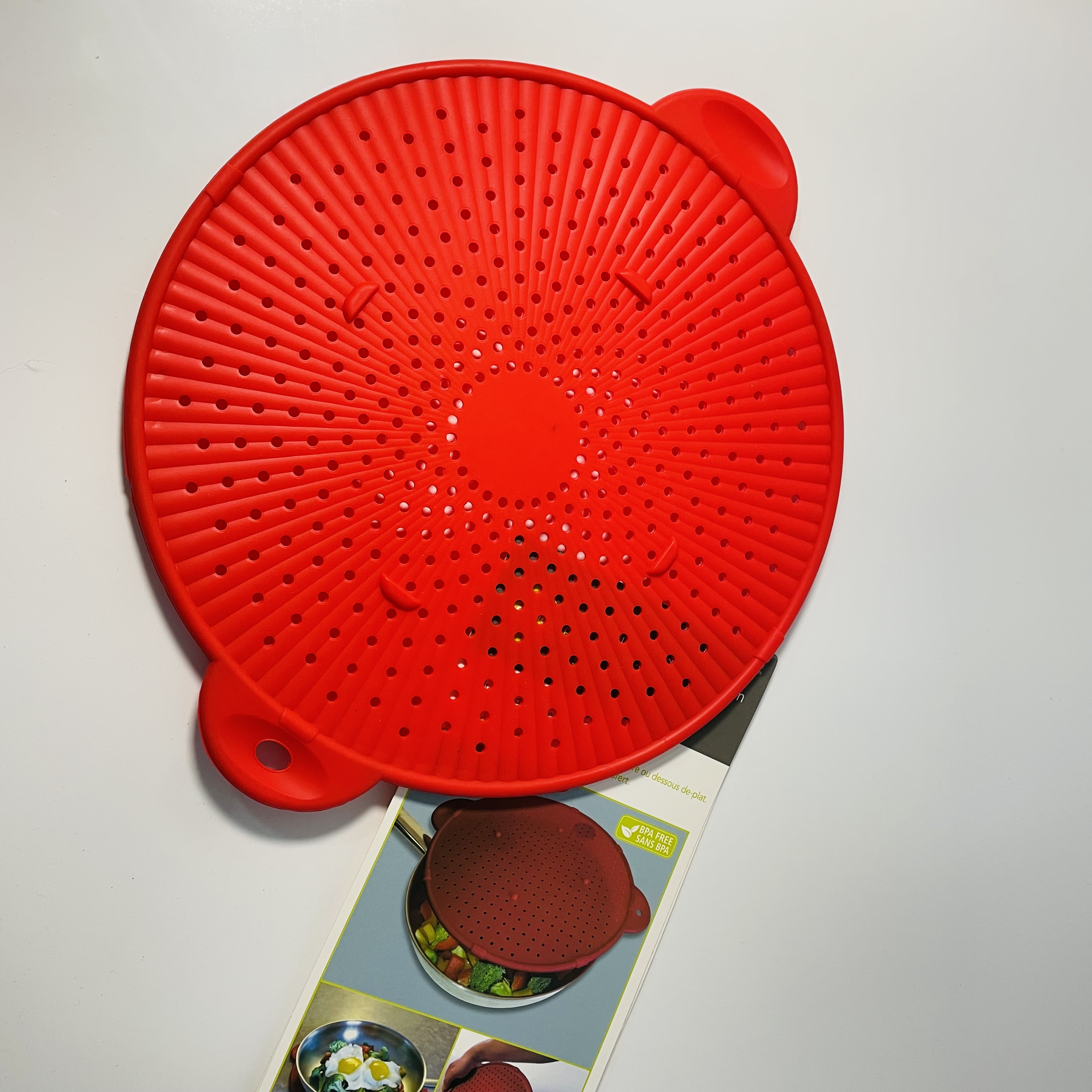 Food Grade Splatter Proof Silicone Stretch Lid Cover Guard Strainer Silicone Splatter Screen