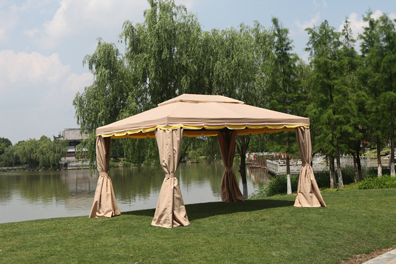 Customized Logo Canopy Commercial Tent Roman Outdoor Gazebo Garden Villa Courtyard Awning Wedding Using Appliance Gazebo