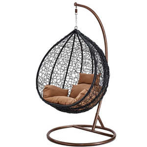 Best-selling Outdoor Furniture Wicker Patio Swing Egg Rattan Hanging Chair for Leisure