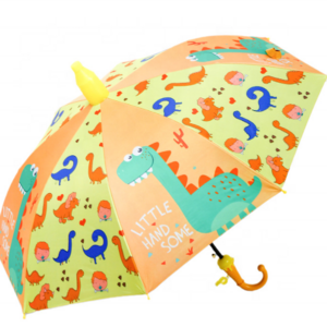 Manufacturer  Cute Cartoon Kids Umbrella Wholesale Custom Logo Color kids Umbrella Children  Cheap Stick Anti-drip Umbrella