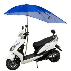 Windproof Electrical Scooter Bike Umbrella Motorbike Motorcycle Umbrella For Rain And Sunshade