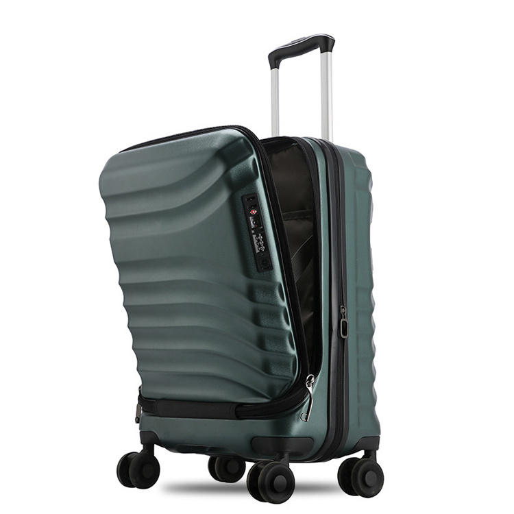 Weekend Outgoing Rolling 4 Wheels Traveling Portable pp Luggage Trolley Bag For Travel