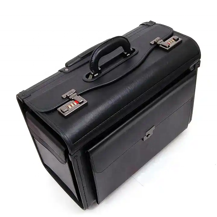 Hot-selling High Quality Customized Suit Case Luggage Sets Trolley Leather Laptop Briefcase Boarding Pilot Luggage