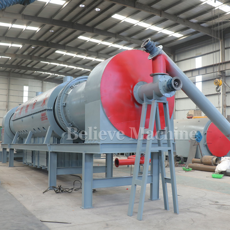 Waste Carbonization Furnace Biocoal Equipment  Sawdust Coconut Biochar Pyrolysis Machine Factory Price