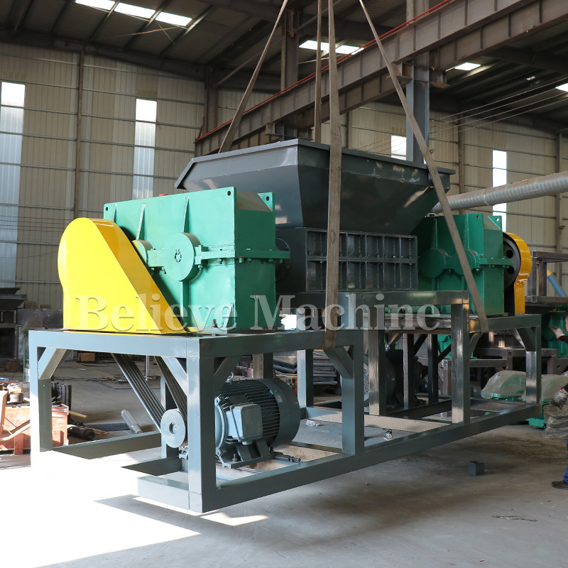 China Source Factory Plastic Bucket Shredder Machine Plastic Vat Shredder Machine Plastic Recycling Shredder Machine