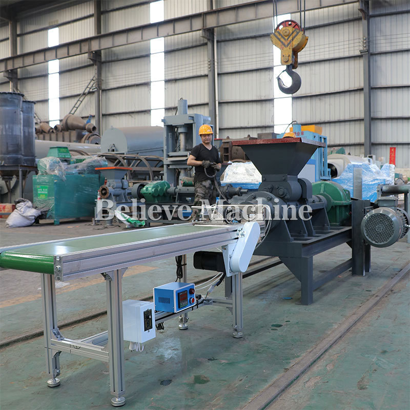 Factory price round square hexagonal shisha coal charcoal briquettes extruder making production machine