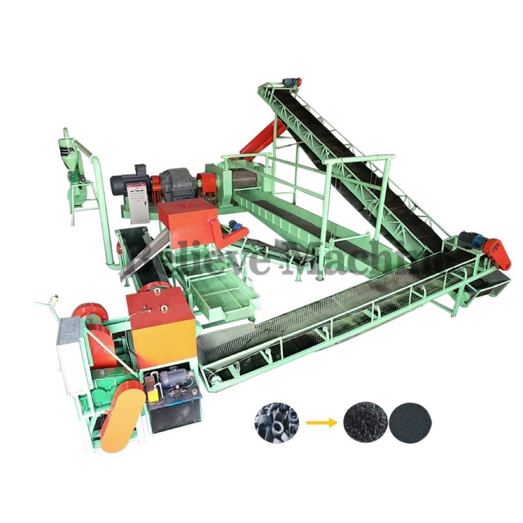 Factory direct sales recycling machine for car tires tire recycling machine to make brick tire recycling machine full automatic