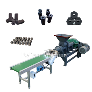 Factory price round square hexagonal shisha coal charcoal briquettes extruder making production machine