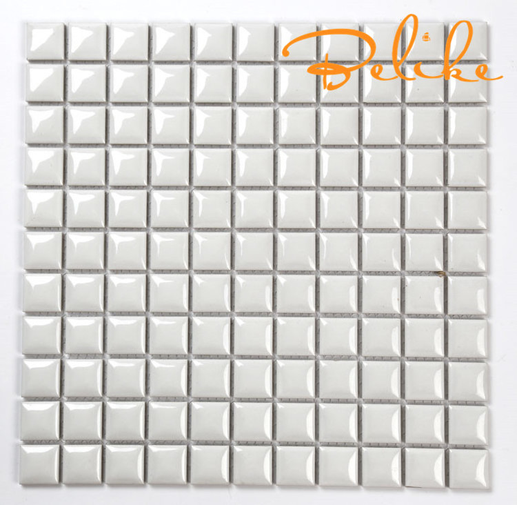 Regular Square Ceramic Mosaic Tiles Swimming Pools Modern Style Common Design Simple European Mediterranean Styles