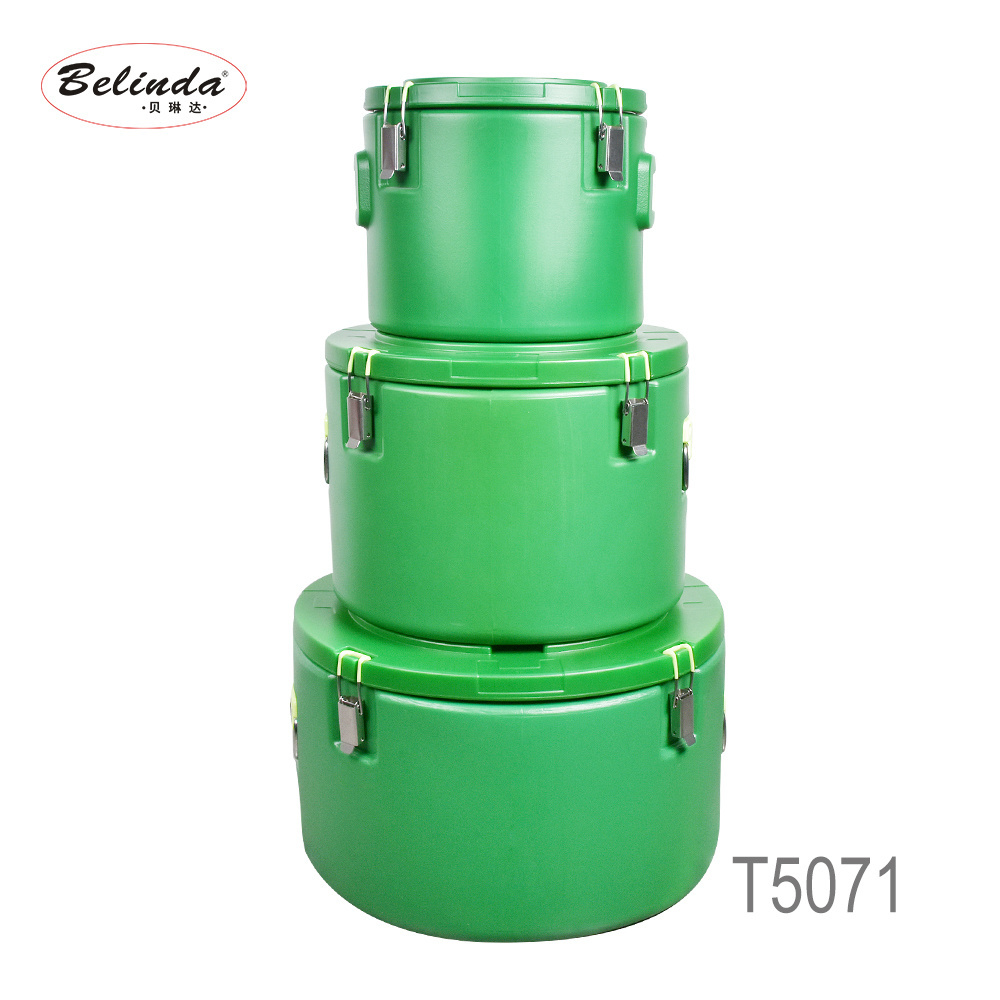 Stainless Steel Heat Temperature Preservation Insulation Barrel Pot Food Barrel Containers Milk Tea Warmer Bucket