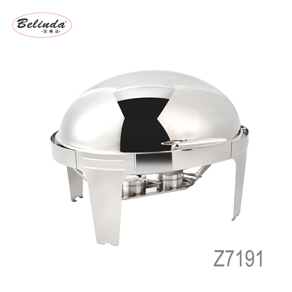 oval shape cover stainless steel chafing dish