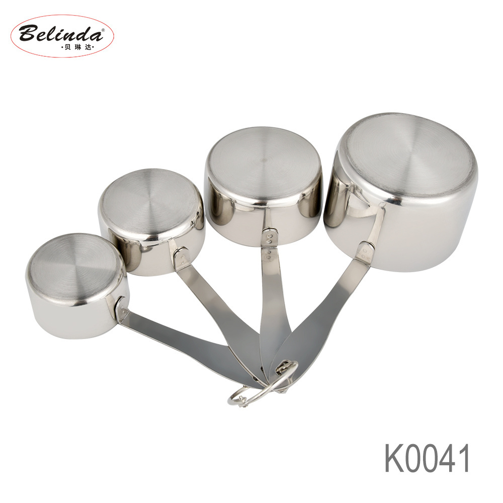 Stainless Steel 4 Pieces Measuring Cup and Measuring Spoon set