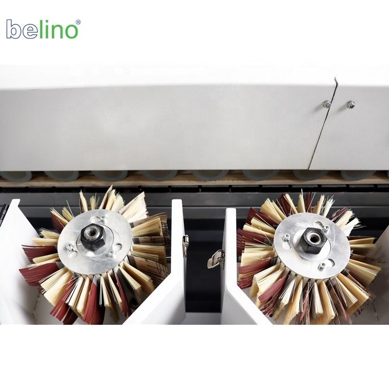 Belino factory unilateral straight line edge sander and polishing machine for irregular wood board