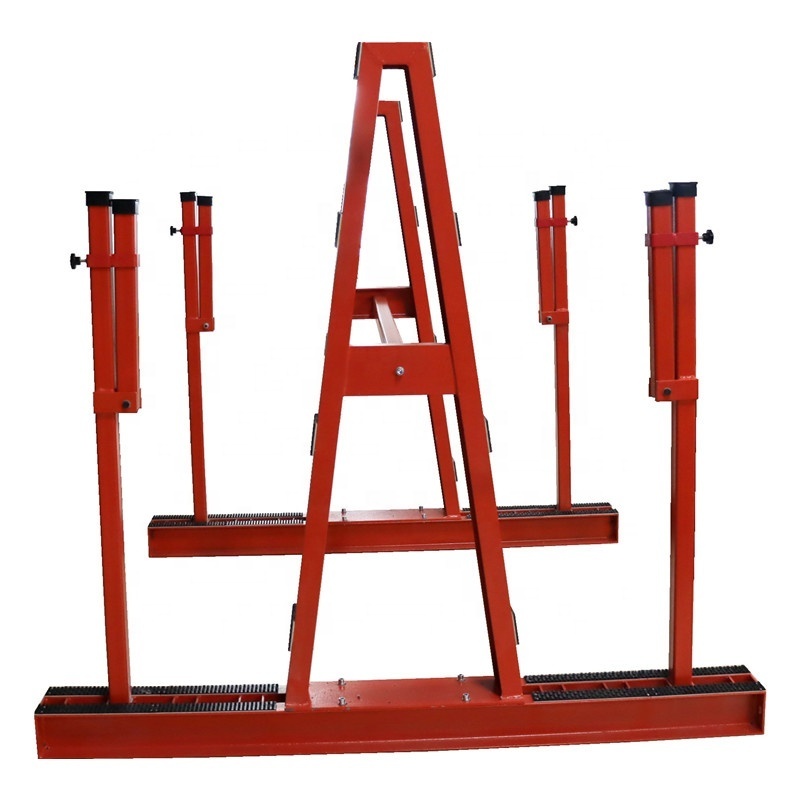 Stone slab a frame rack factory showroom granite steel display racks for marble ceramic tiles glass storage