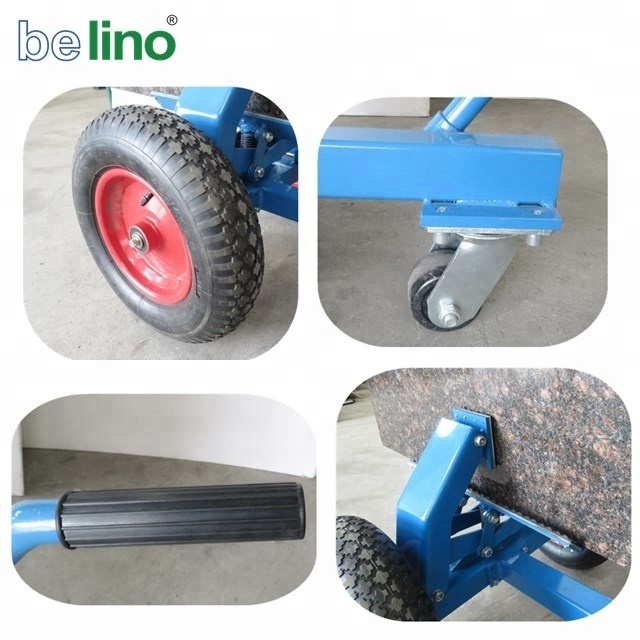 Industrial granite marble slab trolley with Wheelbarrows