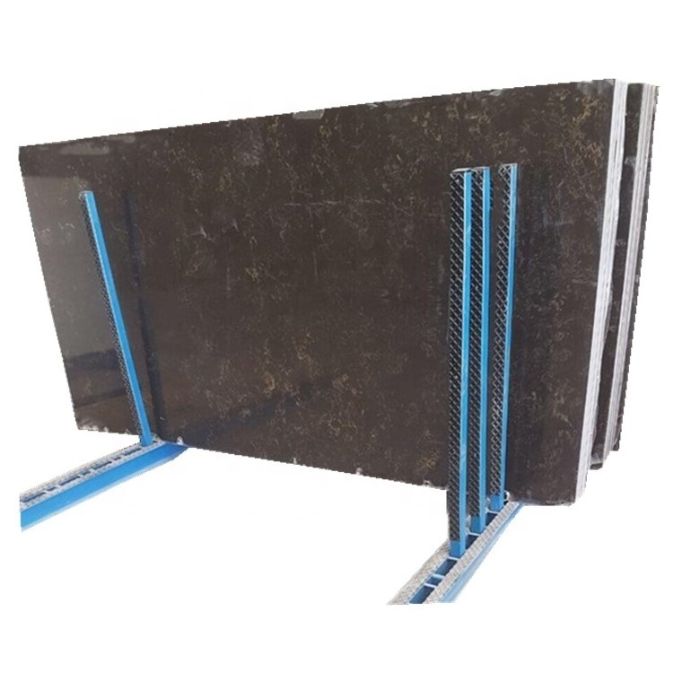 Quartz stone steel storage rack vertical warehouse factory display rack slab racks for granite