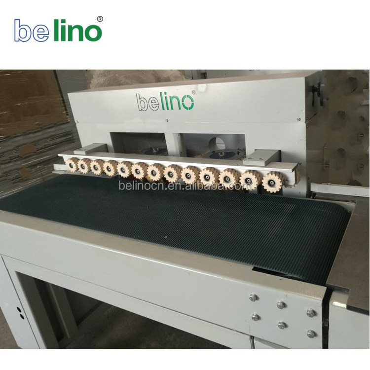 Belino factory unilateral straight line edge sander and polishing machine for irregular wood board