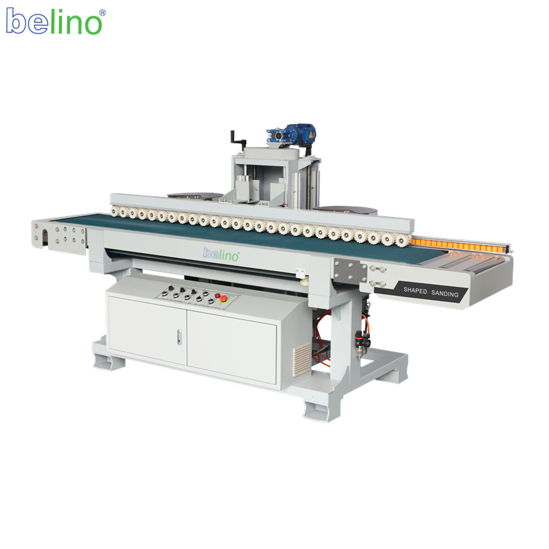 Belino factory unilateral straight line edge sander and polishing machine for irregular wood board