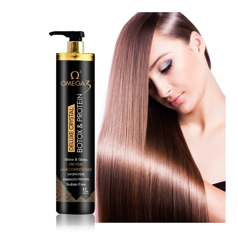 OEM Shampoo Manufacturers omega3 moisture hair shampoo with protein and keratin 1000ml