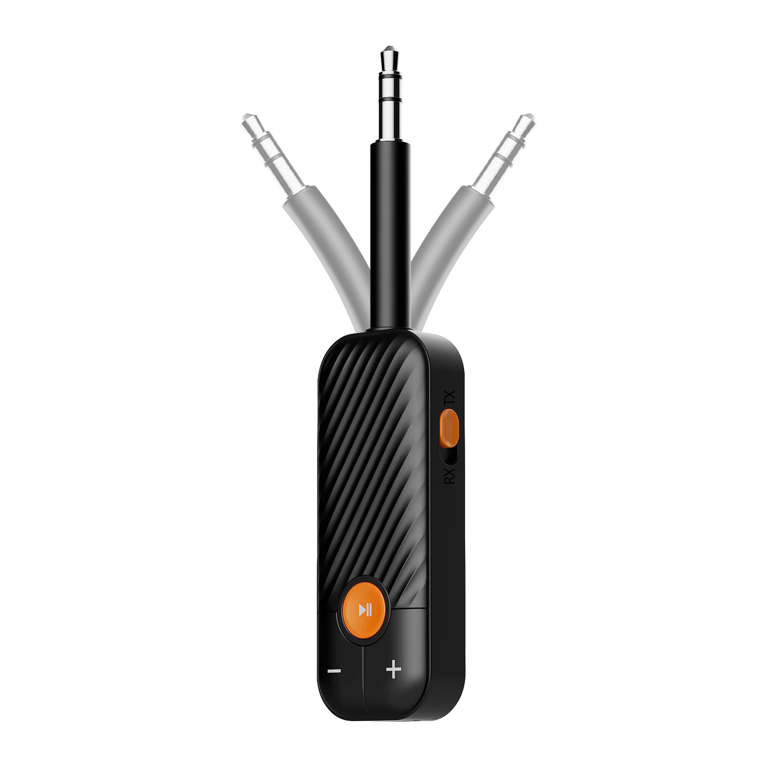 2 in 1 Portable Wireless Transmitter and Receiver 5.2 BT Compatible 3.5 AUX Stereo Audio Adapter for Headphone TV Car