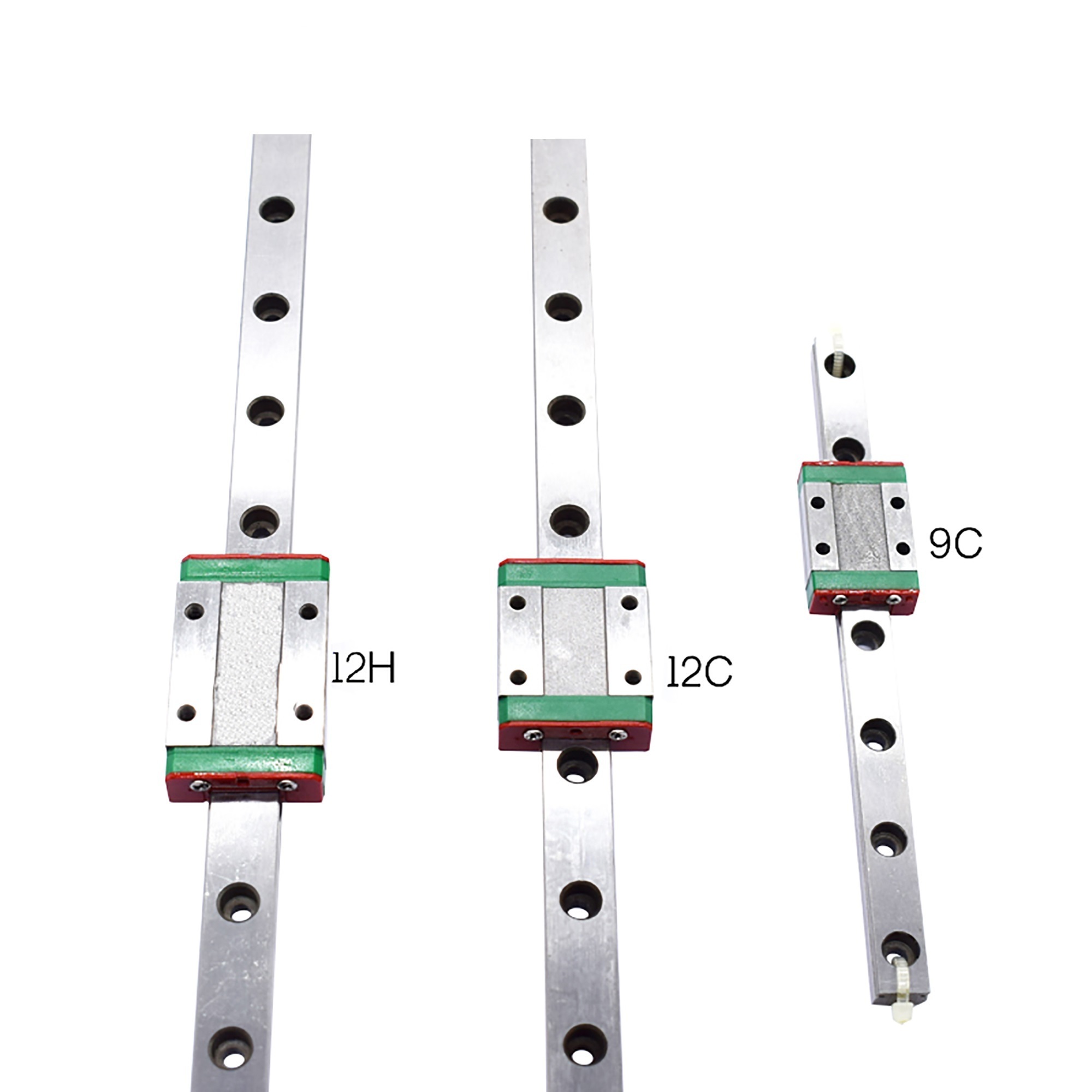 3D Parts 400mm/500mm/600mm linear actuator Linear carriage + Linear rail Guide MGN12 for CNC 3D printer X Y Z Axis