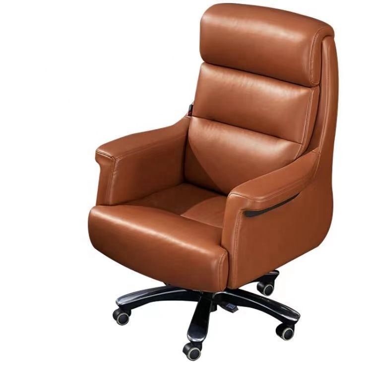 wholesale commercial guangdong office chair and table director in leather black and pink color