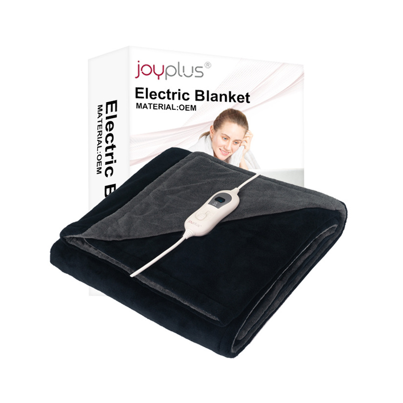 Comfort Sherpa Fleece Heated blanket Electric Throw with Hand Controller 3 hours auto Shut-Off