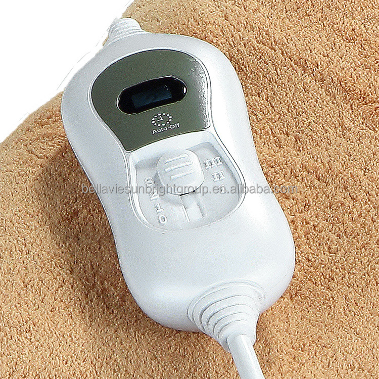 Super cozy fleece rechargeable battery heated blankets