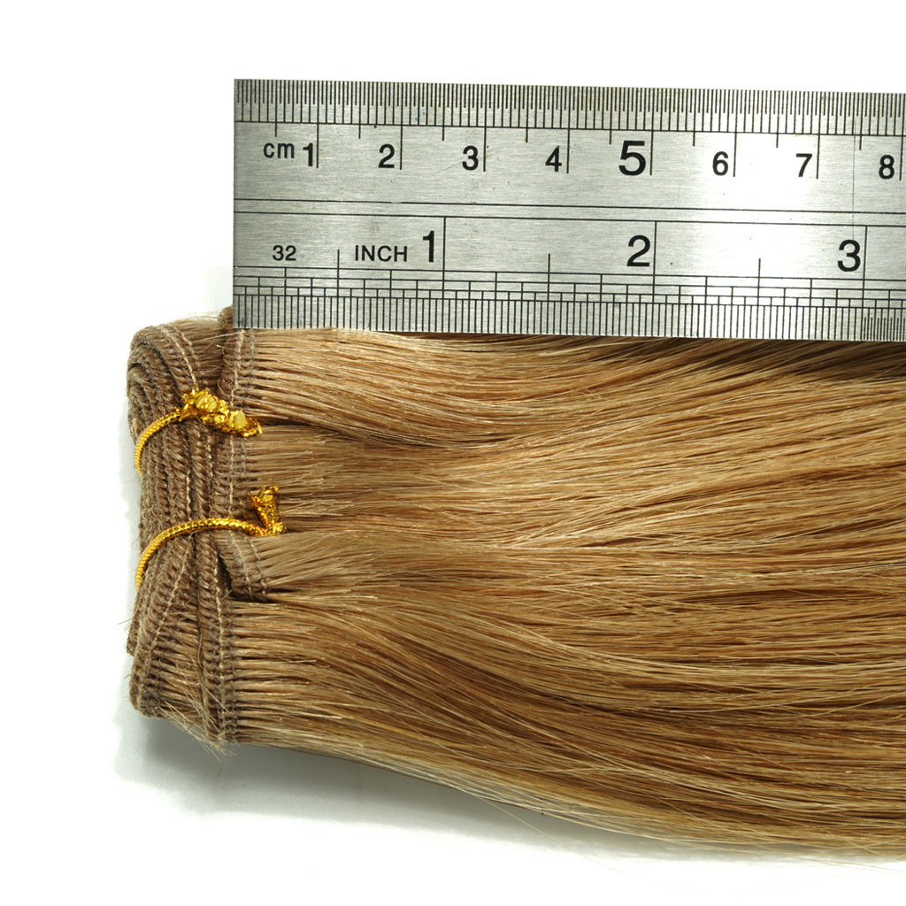 Weft Russian hair Cuticle Aligned Remy Virgin Double Drawn weft hair extensions human hair