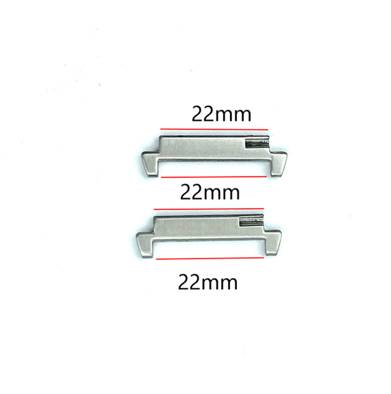 20mm To 22mm Watch Band Adapter Metal Stainless Steel 20mm Smart Strap Connector 20-22mm Watch Adapter