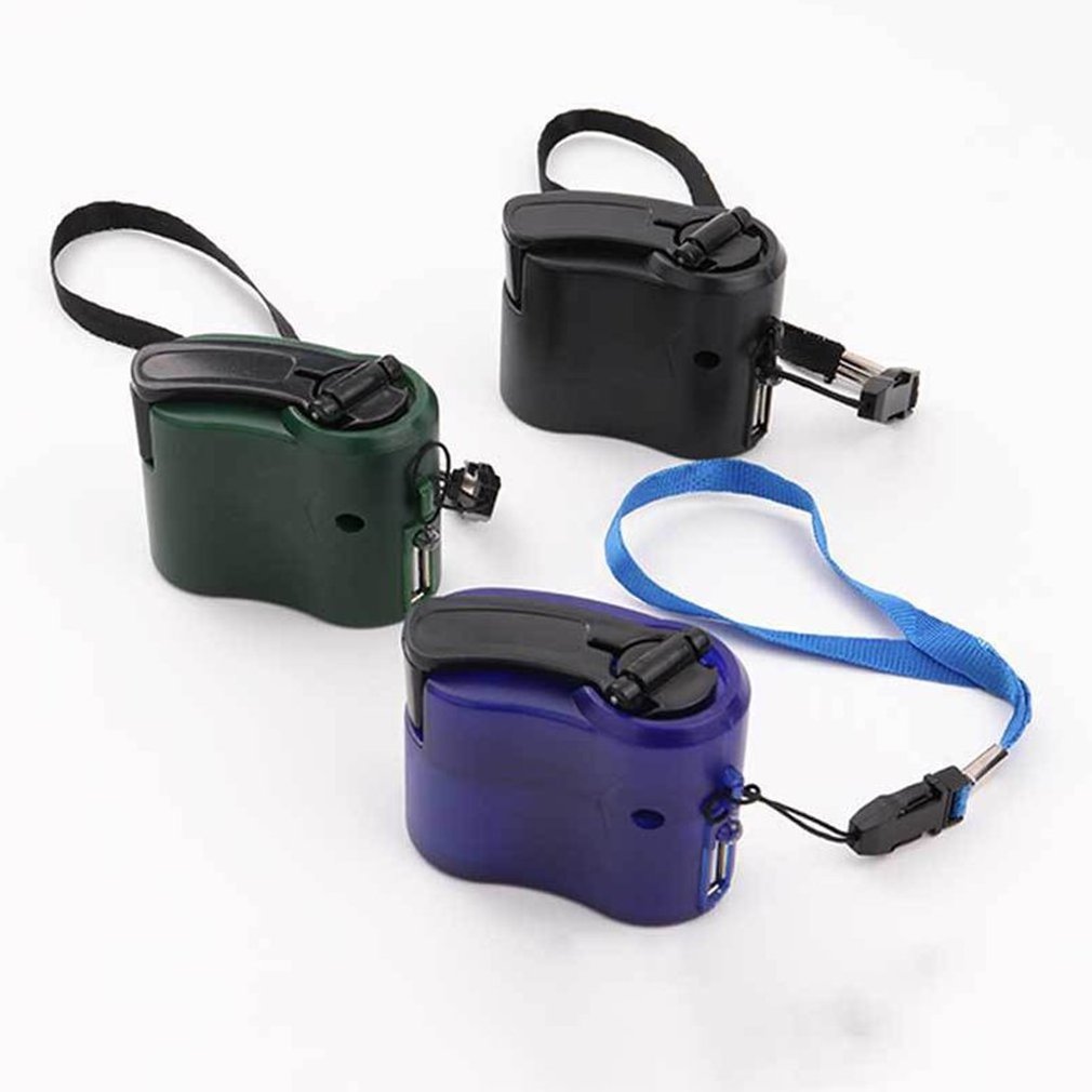 Outdoor Emergency Portable Hand Power Dynamo Hand Crank USB Charging Charger