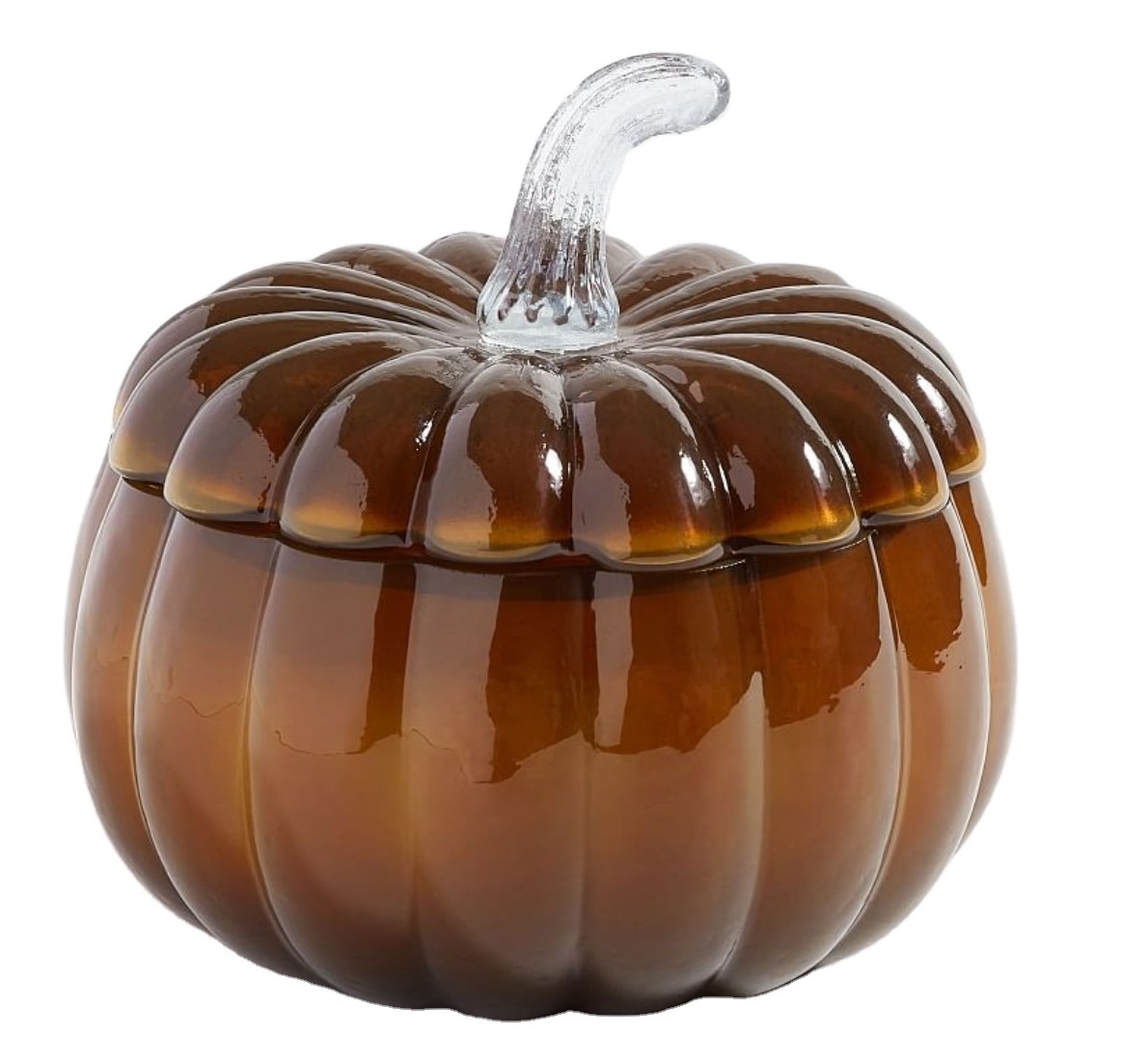 Harvest Festival Pumpkin Festival Halloween Glass Colored pumpkin hot gift Cookie jar pumpkin shape aromatherapy candle