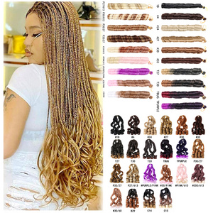 Hot sell curly loose wave extension ocean wave french curls spiral curl hair wavy braiding hair