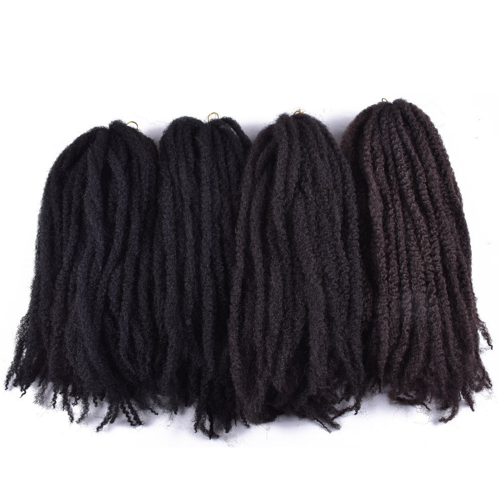 Hot sell wholesale 20 inch afro twist crochet braids afro kinky dreadlocks kinky twist hair afro twist braid