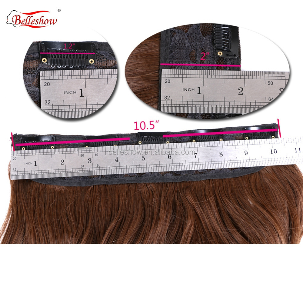 Hot sell  Hot Selling Ombre Full Head Curly Wave Clips in on Synthetic Hair Extensions Hair pieces for Beauty Women