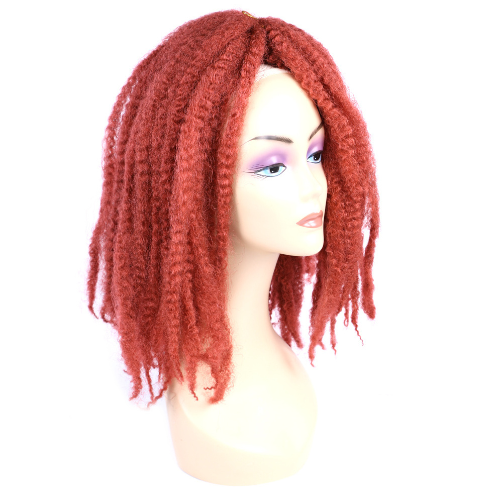 Hot sell afro kinky curly twist braiding hair afro kinky dreadlocks afro kinky hair for braiding