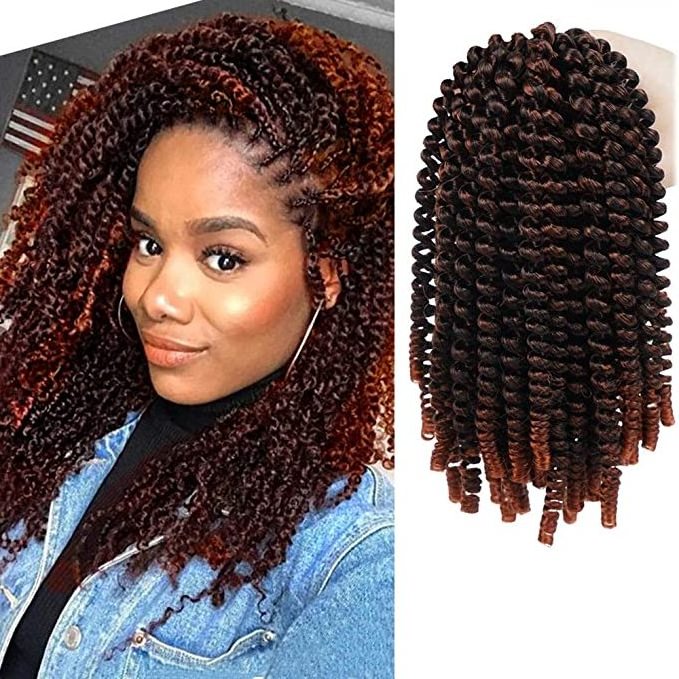 Hot sell nubian spring twist Crochet Braids  braid twist spring twist hair